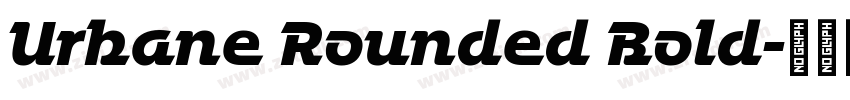 Urbane Rounded Bold字体转换